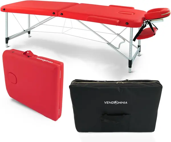 Mobile Massageliege - Aluminium mit 2 Zonen…